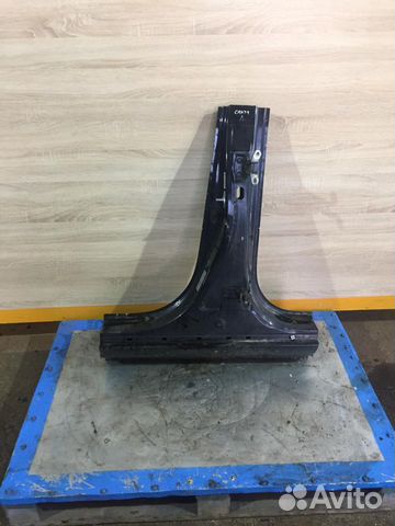 Левый порог со средней стойкой Hyundai Santa Fe