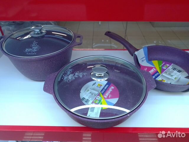 Набор посуды Kukmara(кас.4л.,жаровня 3л, сков24см)