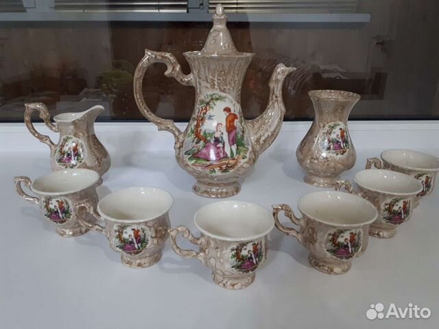 Новый сервиз кофейный/чайный