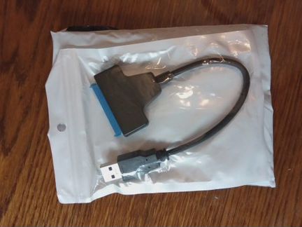 Переходник SATA USB 3.0 новый, доставка