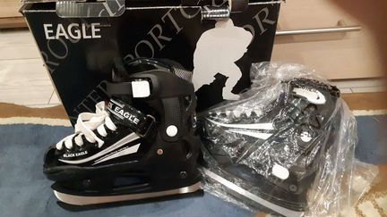 Коньки раздвижные ISG Black Eagle (детские)