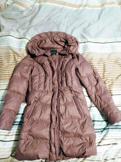 Зимнее пальто на девочку Benetton. пух. 150-165