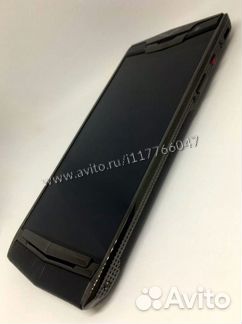Vertu Signature Touch Black De Paris Аллигатор