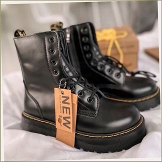 Dr.Martens с мехом зимние ботинки