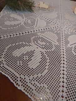 Скатерть-салфетка новогодняя