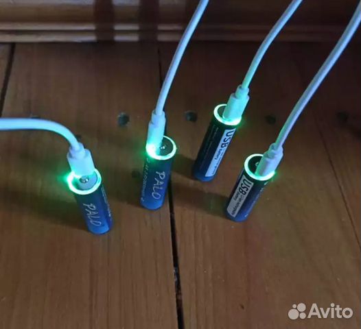 Аккумуляторные батарейки с зарядкой от USB