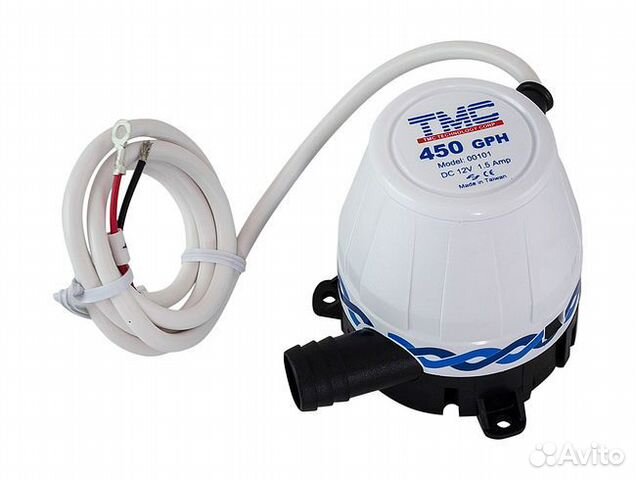 Помпа трюмная TMC 450GPH (28 л/мин). 1003412