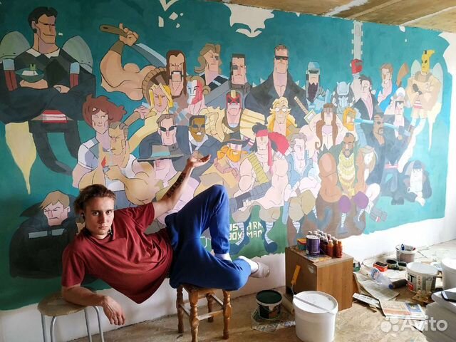 Художник. Роспись стен/ портреты по фото