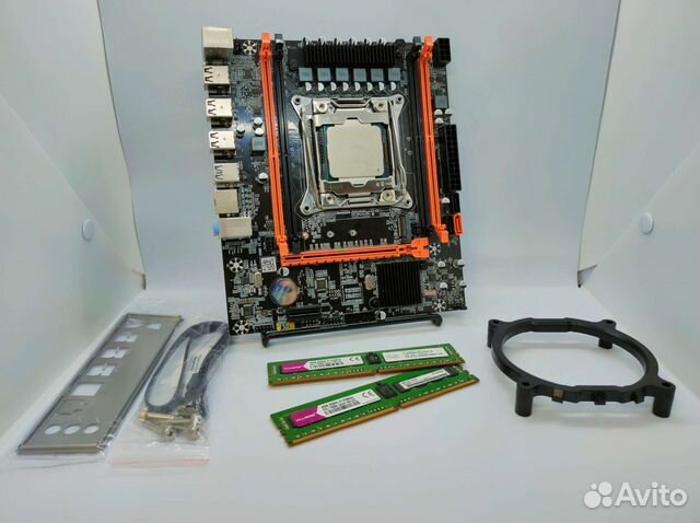 Комплект 12/24 ядер xeon x99 2670v3 16 DDR4