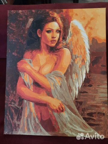 Картина акрилом на холсте 50 на 40