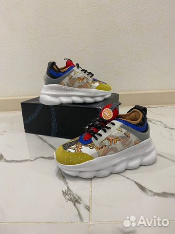 Versace Chain Reaction Yellow Blue