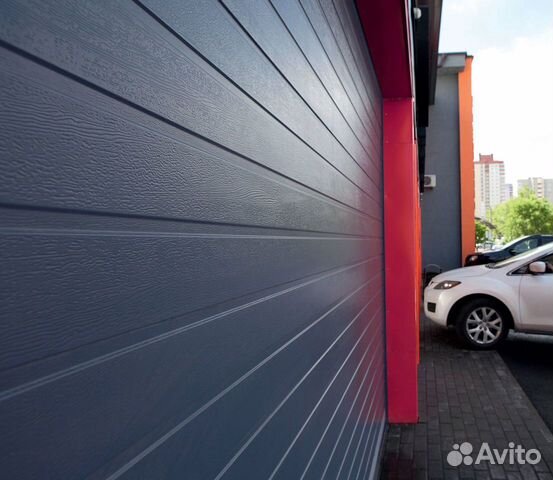 Ворота гаражные подьемные Алютех