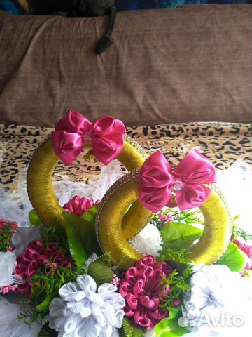 Свадебный кольца на авто