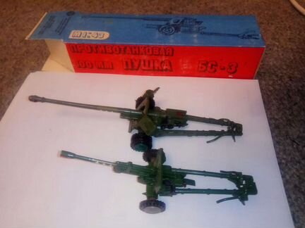 Подарок на 9 мая Игрушки пушки СССР бс-3 и зис-3