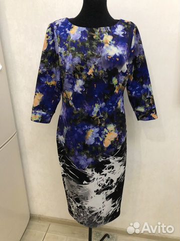 Фиолетовое платье р 46/48 в отл.сост