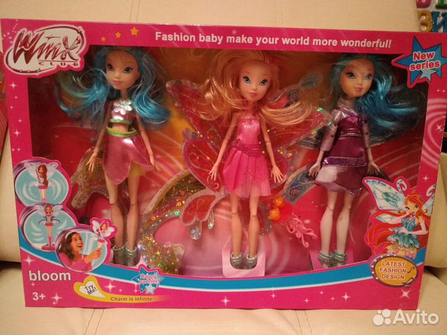 Куклы Винкс, Холодное сердце 41 см и 55 см, звук