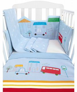 Постельное белье, бортики в детскую кроватку