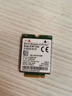 Модуль Lenovo ThinkPad EM7345 новый LTE 4G