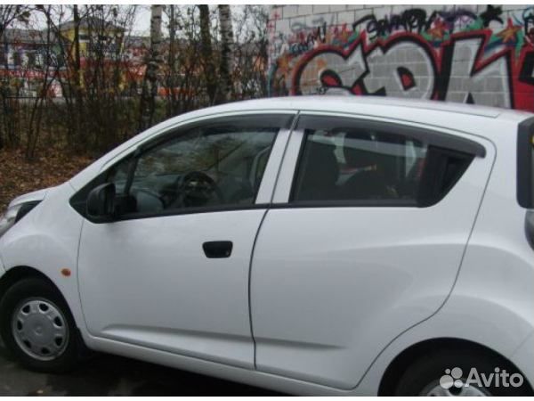 Дефлекторы боковых окон Chevrolet Spark (2010-2