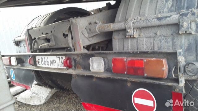 Маз с полуприцепом штора