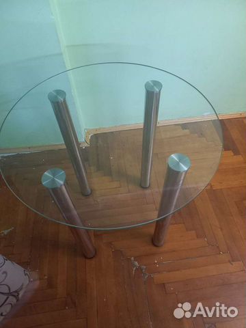 Стеклянный круглый стол своими руками