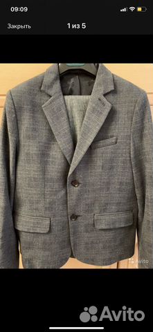 Школьный костюм для мальчика 146 новый