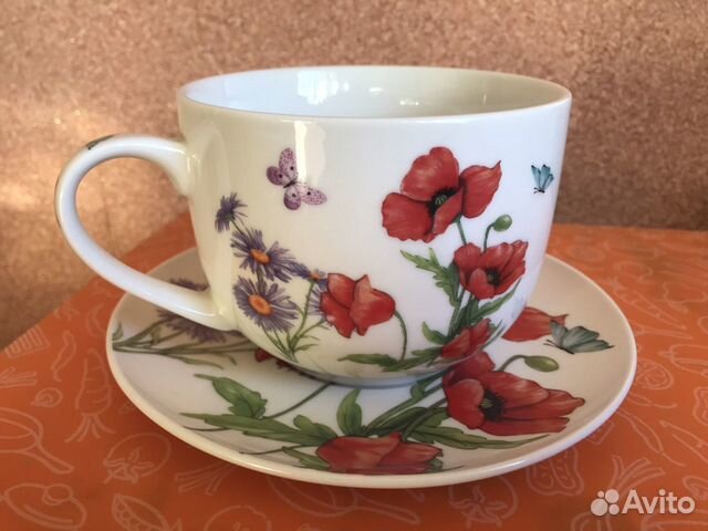 Чайная пара фарфор