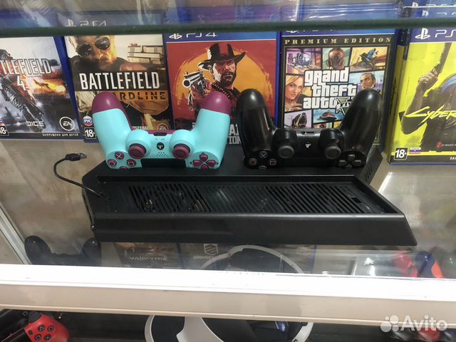Док-станция + подставка + охлаждение PS4