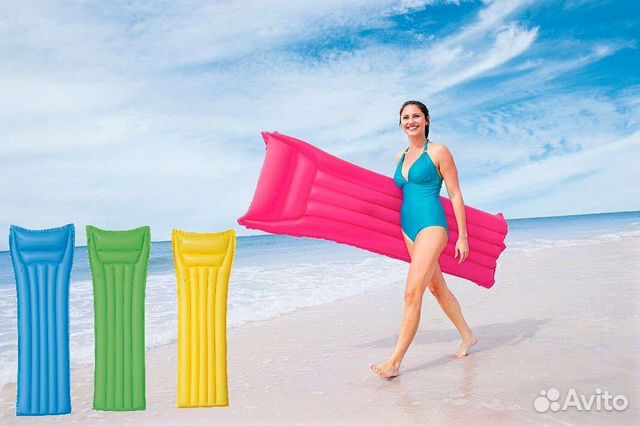 Матрас надувной пляжный для плавания
