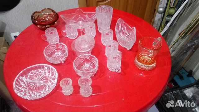 Хрусталь. Немецкое, чешское стекло. Вазы. Керамика