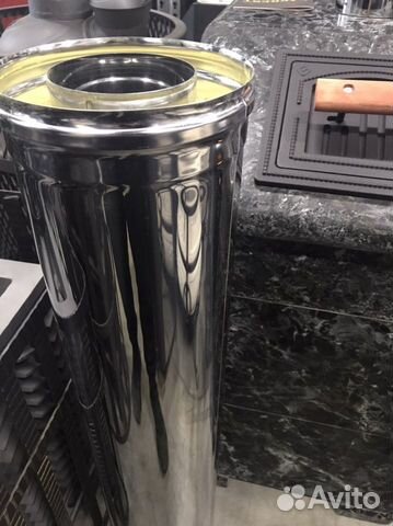 Труба сендвич для дымохода 1.0 мм (в наличии)