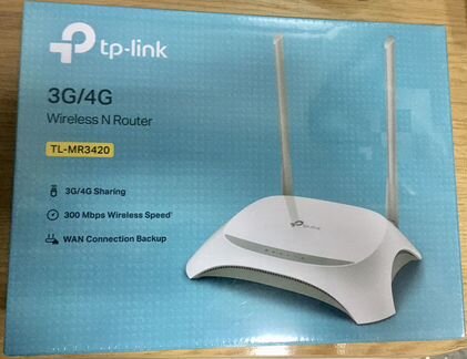 Роутер WI-FI TP-link TL-MR3420, 802.11n, 3G/4G