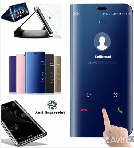 Зеркальный противоудар. чехол Xiaomi Redmi 10 5G