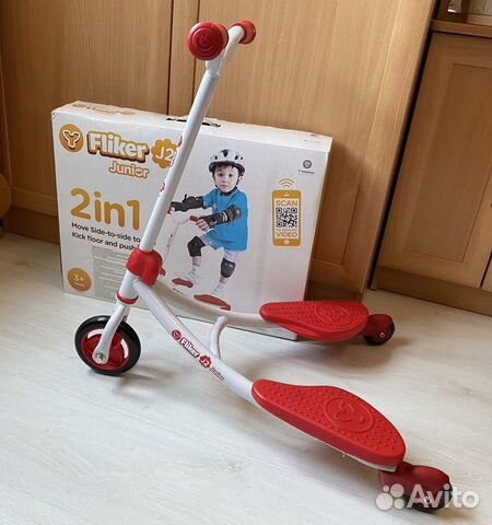 Инерционный самокат от 3 лет