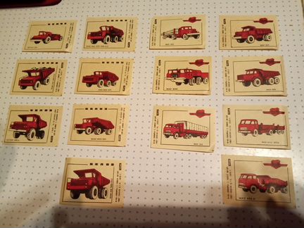 Этикетки от спичечных коробков