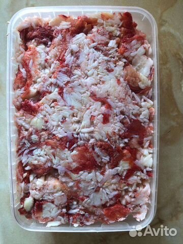 Мясо камчатского краба
