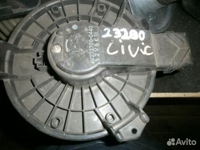 Моторчик печки honda civic 4d