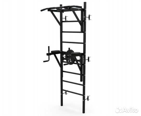 Шведская стенка с турником и брусьями DFC VT-7007