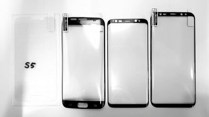 Защитное стекло Samsung S7 Edge S8 S9 plus