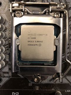 Материнка asus z170p + i5 6600