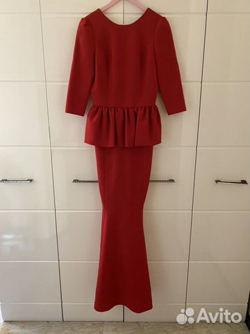 Шикарное красное Платье в пол KiraKuznetsova