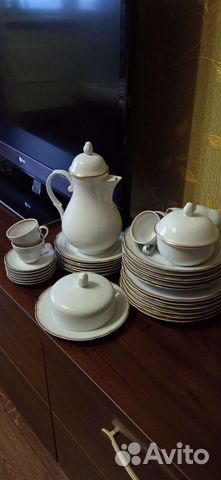 Кофейно-столовый сервиз гдр
