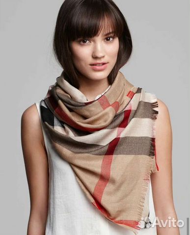 Платок, палантин Burberry, 140/140