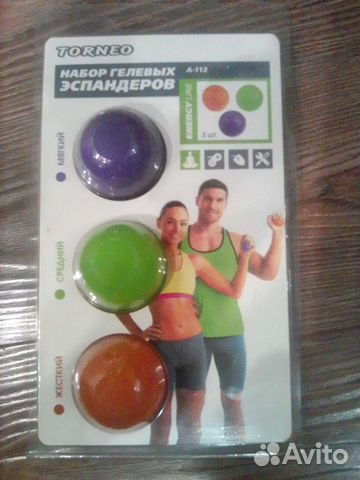 Набор гелевых эспандеров Torneo