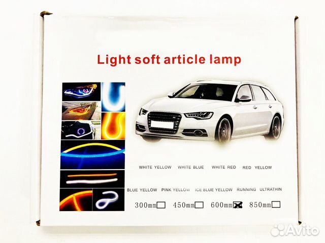 Светодиодная лента в фары с поворотником