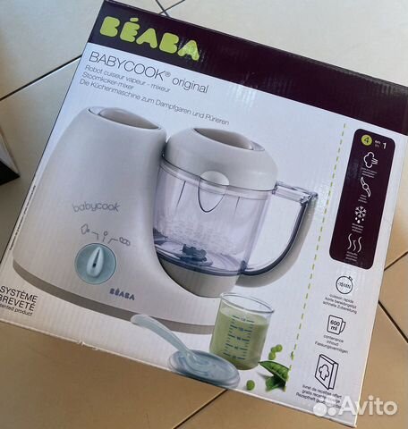 Пароварка блендер beaba для детского питания