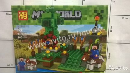Minegraft MY world 93007 (163) деталей