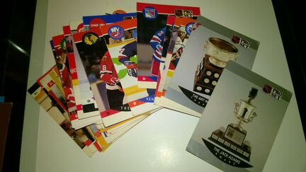 Коллекция карточек Pro Set NHL 1990, идеал. сост