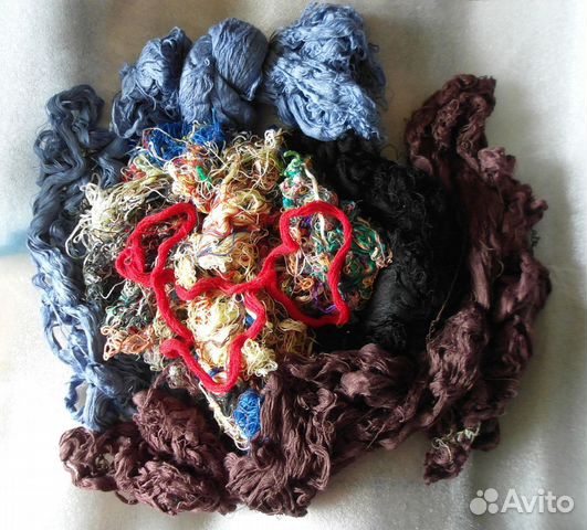 Нитки Мулинэ для Вышивки разноцветные 500 грамм