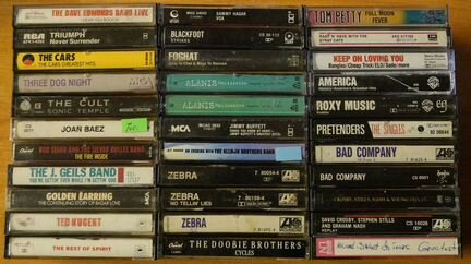 Аудиокассеты с записью Rock Made in USA